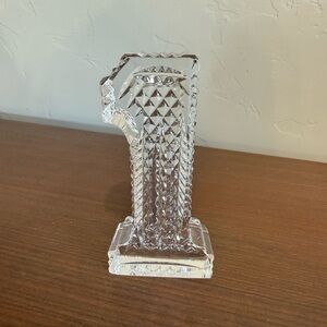Vintage Waterford Hand Cut Solid Lead Crystal Number One Paperweight. 5”